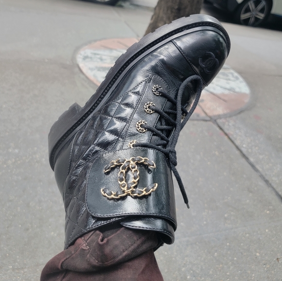Chanel Biker Moto Boots - Picture 5 of 11